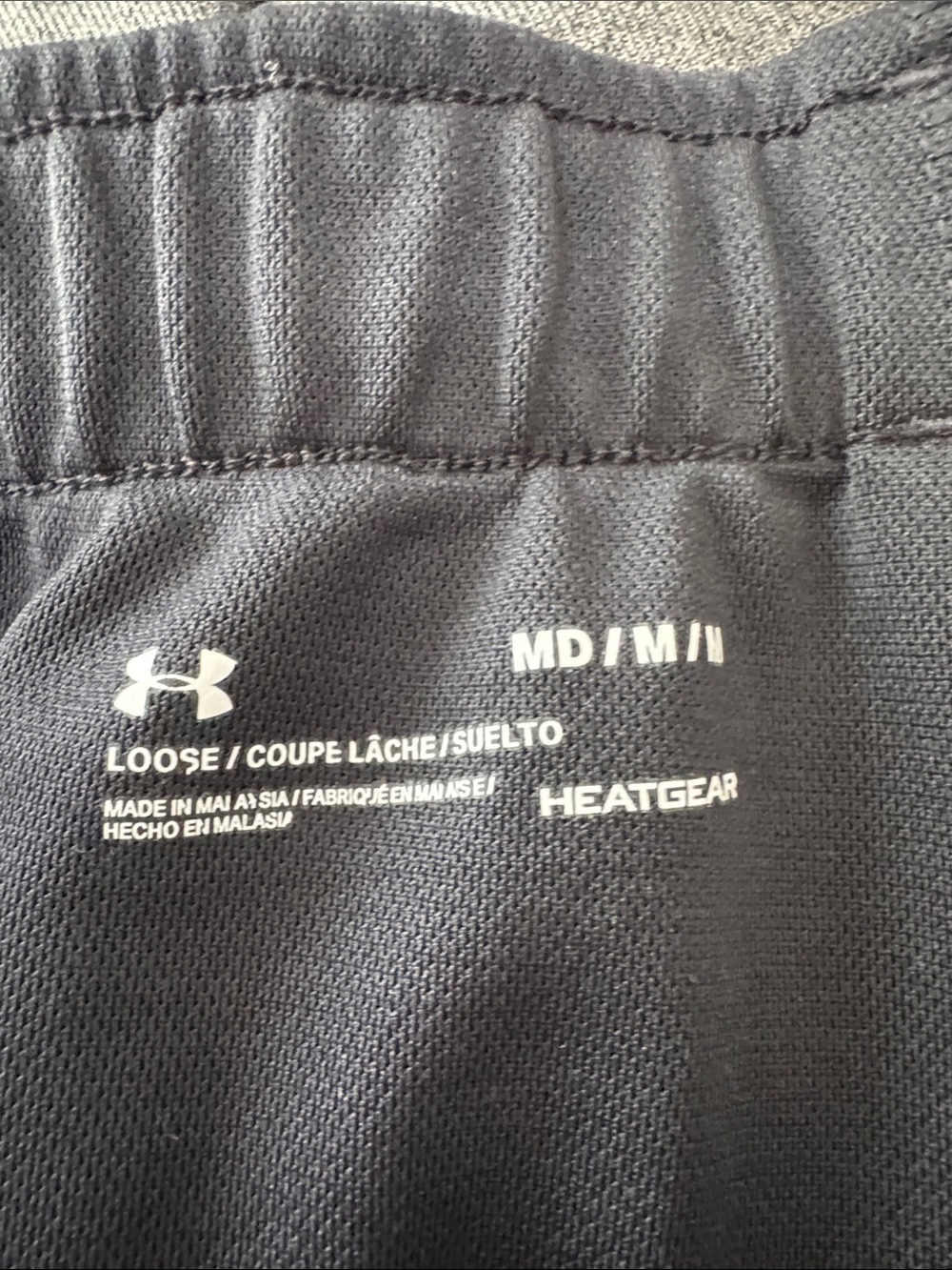 Under Armour Black Women's Athletic Shorts with Branded Waistband and Pockets - Picture 5 of 5